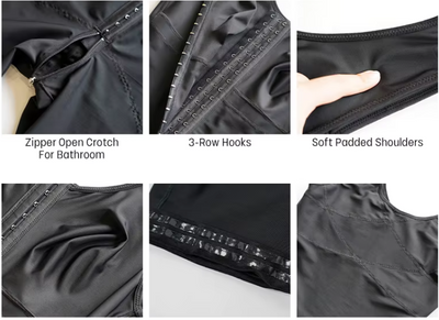 Post surgery stage 2 3 faja shapewear knee length