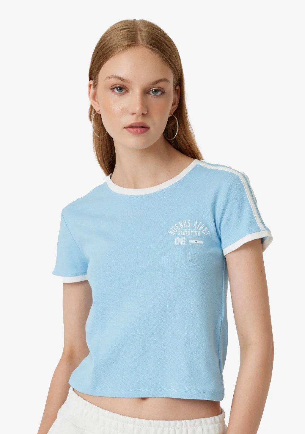 Textured Jersey Top