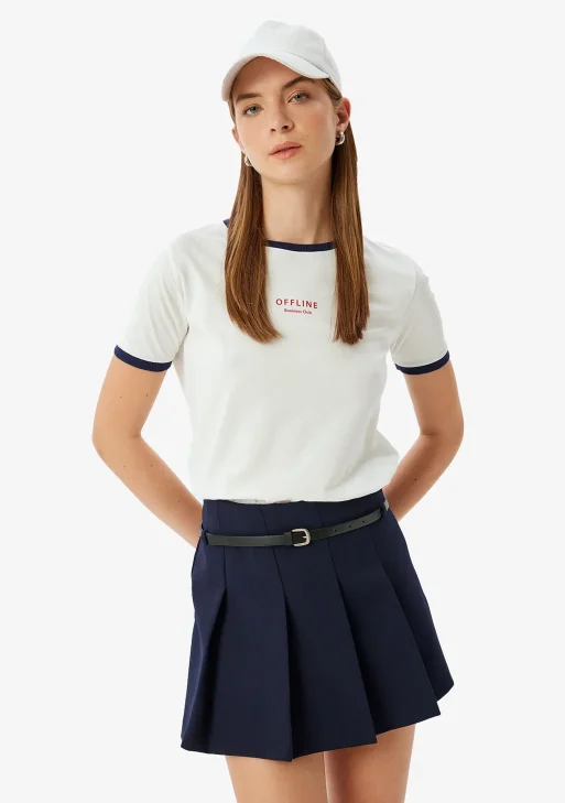Textured Jersey Top